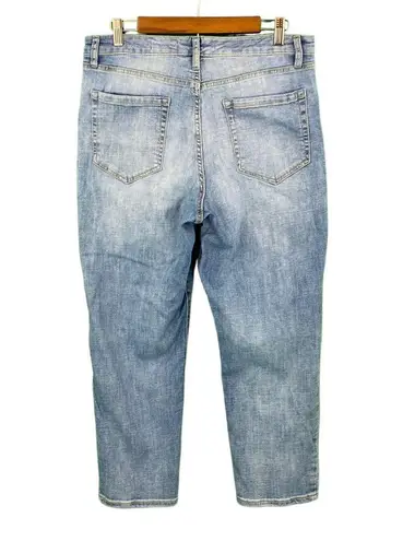 Ella Moss High Waist Straight Leg Ankle Jeans