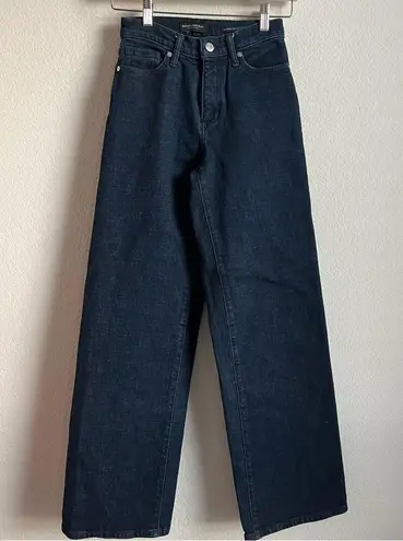 Banana Republic  Women’s High Rise Dark Wash Blue Wide Leg Jeans Size 24