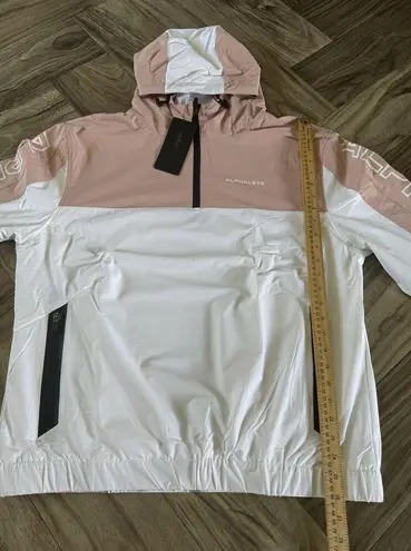 Alphalete  Women’s EXP Tech Windbreaker- Himalayan Pink, Size XL