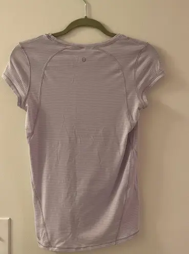 Lululemon Short Sleeve Top Lilac