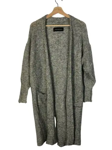 By Malene Birger Bellisa Gray Knitted Wool Blend Duster Cardigan Sweater XXS