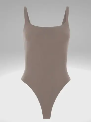 SKIMS NTW SOFT SMOOTHING SEAMLESS THONG BODYSUIT - Blue/ Grey Pacfic