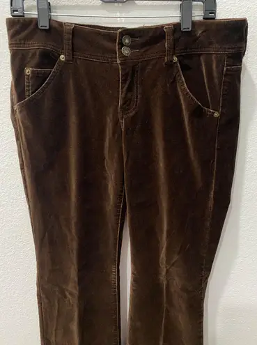 Guess Brown Velvet Bootcut Pants size 31