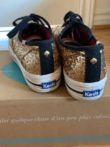 Kate Spade Keds X  Tripple Kick Glitter Platform 
