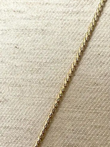 Multicolor gold tone " stick" Necklace