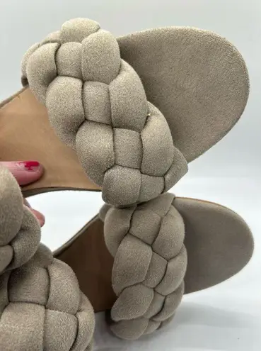 Kellparker Braided Sandals Neutral Tan Style Micaela Size 9M Dress Shoes