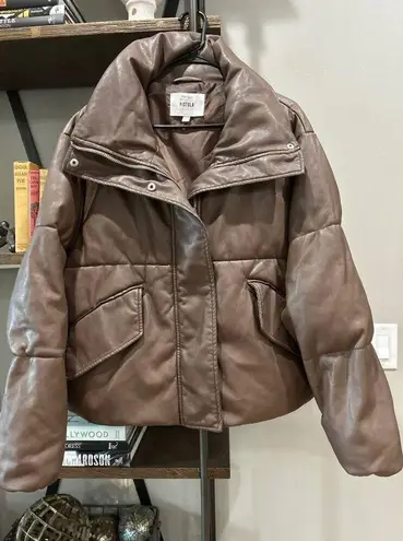 Pistola Donovan Swing Puffer Jacket Espresso Womens Size Large