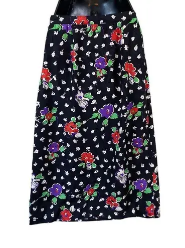 Maggy London  100% Silk Maxi Skirt