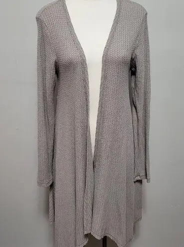 Wishlist  gray waffle knit duster size large - Image 1