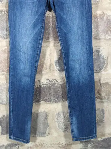 Joe Fresh Jeans Woman's 26/ 2 Blue Slim Low Rise Faded Skinny Y2K Retro