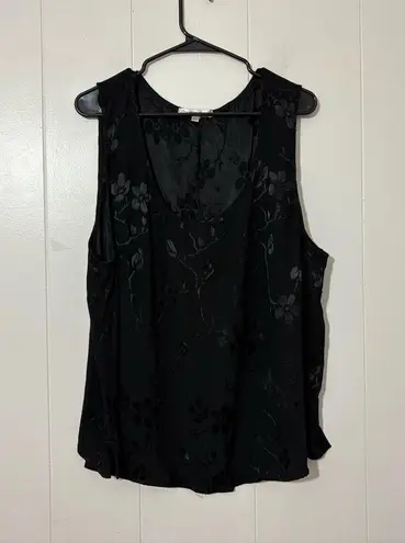 Spencer Alexis Vintage Y2K Black floral goth grunge top size Womens Size 3X