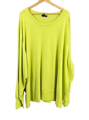 Universal Standard Oversized Lime Green Pullover Sweater 4XL / 38-40 New