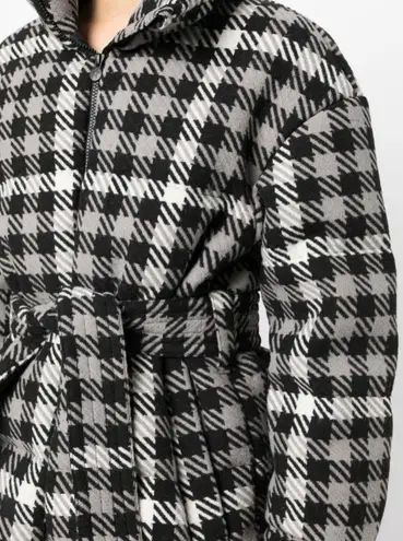 Perfect Moment Star Gingham puffer Jacket, Black & White Size M, New w/Tag Size M