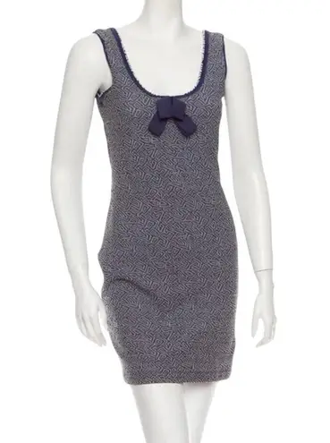 NWOT Vena Cava Knit Dress Women XS Body Con High Fashion Navy Blue, Black & Grey Blue