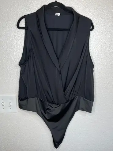 Melrose and Market Black Sleeveless Bodysuit 3X