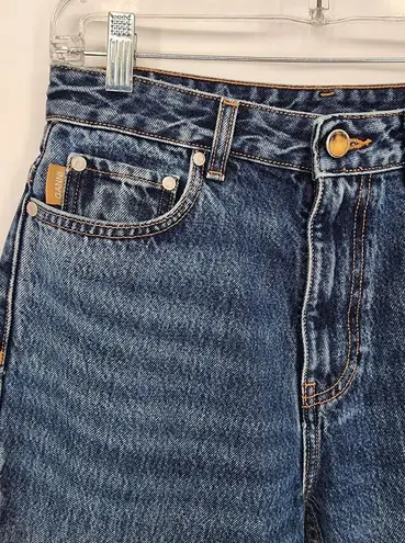 Ganni Dark Indigo Heavy Denim Straight Leg Jeans Women's Size 28