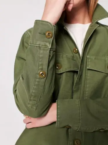 Faherty ππ Savannah Cotton Overshirt Jacket~ Fatigue Green XS NWT