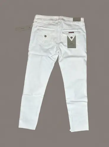 Hudson Collin Mid-Rise White Skinny Ankle Jeans Size 29 NWT