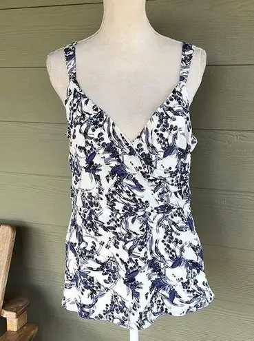 Donna Karan New York Floral Sleeveless Top