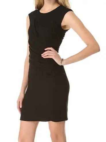 Helmut Lang Silk Flash Drape Twist Dress (2)