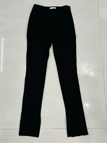 ANINE BING Max Split Leg Black Pant 38