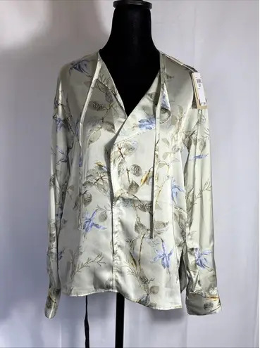 Elie Tahari Satin Blouse Size Xs
