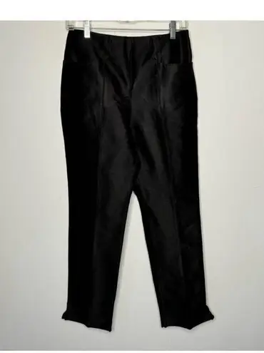 Vintage Yves St. Laurent Women’s 14 Harem Satin Casual Pants Trousers France Black