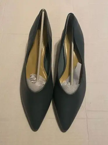 C.PARAVANO Women’s Low Block Heel Blue Pumps Size EU 38 US 7.5 SEE DESCRIPTION