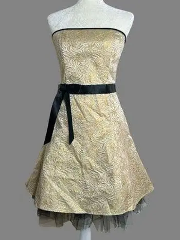 Gunne Sax VTG 90s Jessica McClintock for Strapless Formal Dress Size 7 Prom