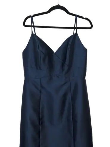 Alfred Sung NWT  Midnight Navy Spaghetti Strap Mermaid Dress Size 12