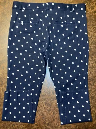 Banana Republic  Sloan Polka Dot Pant - size 8