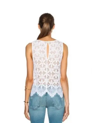 Frame Blanc Le Lace Scallop Tank