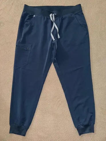 FIGS  Women's Zamora Teal‎ Skinny Jogger Scrub Pants Size X-Large