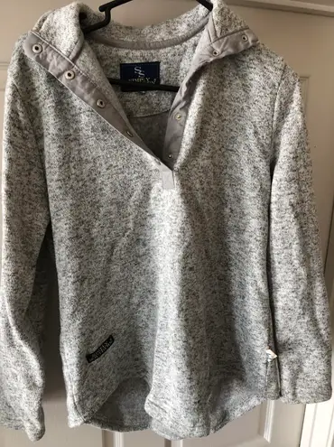 Simply Southern Gray Fleece Pullover
