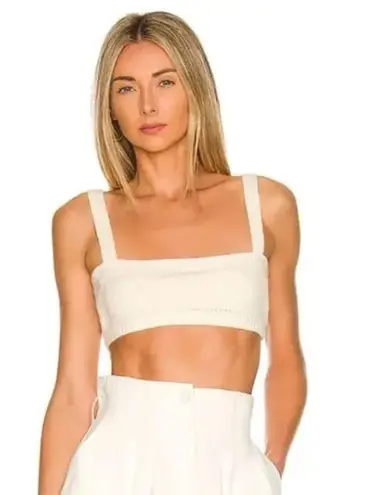 We Wore What X Danielle Bernstein Ivory Sweater Pull On Bra XS