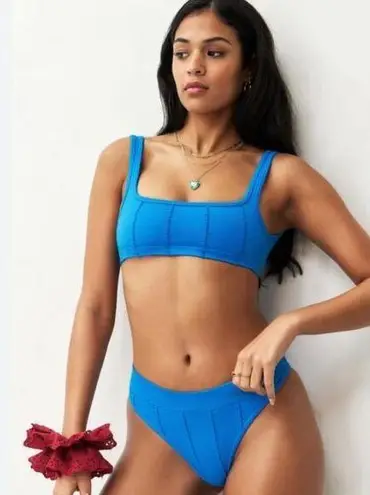 Urban Outfitters  Out from Under Casanova Blue Bathing Suit NWT M/L