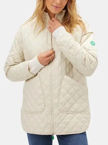 Save the Duck Talita Quilted Jacket in Banana Yellow Size M