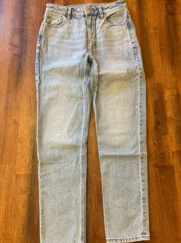 American Eagle  jeans size 2 faded denim Mom jean Strigid