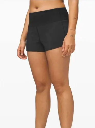 Lululemon  Black Speed Up Short Lined - 2.5"