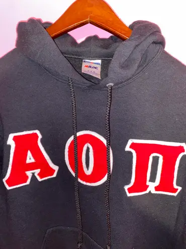 College Sorority Hoodie Black Size M