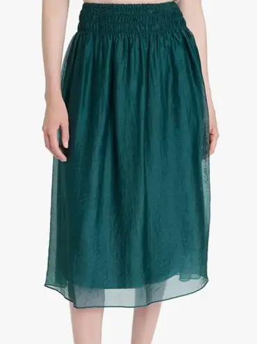 Vince smock waist gathered skirt (large, dark blue waltz) - has flaws
