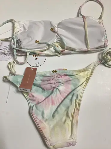 PilyQ New PQ/ tie dye bikini. Medium. Retails $148