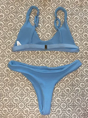 Zaful Light Blue Bikini Set