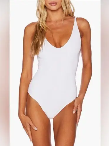 Beach Riot Reese Rib One-Piece Swimsuit, White, X-Small, $148