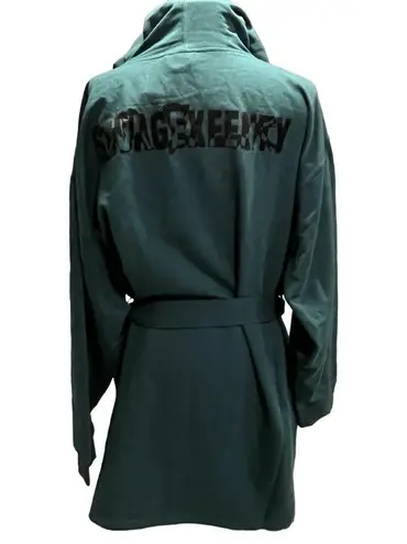 Savagexfenty NEW Savage X Fenty Hunter Green Savage Showgirl Short Robe