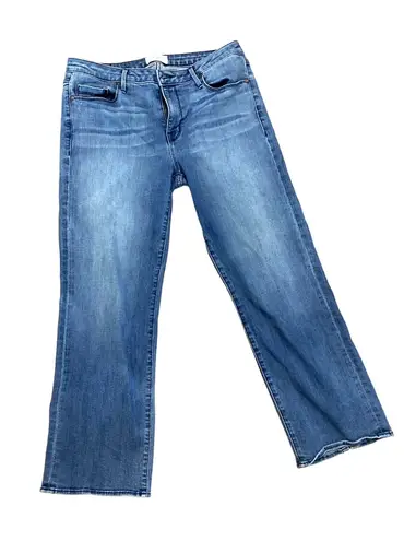 Parker Smith Split calf jeans. Size 30. Light wash denim