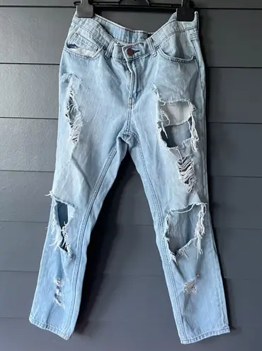 BDG Distressed Slim Boyfriend Jeans