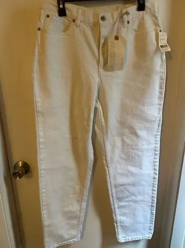 Liz Claiborne  White classic jeans Size 14 NWT