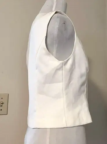 Lucy Paris Surplice Vest Top In White