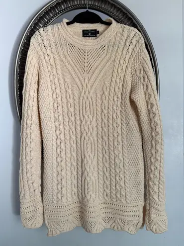 NWT The Irish Store Cable Knit Sweater Dress Size L